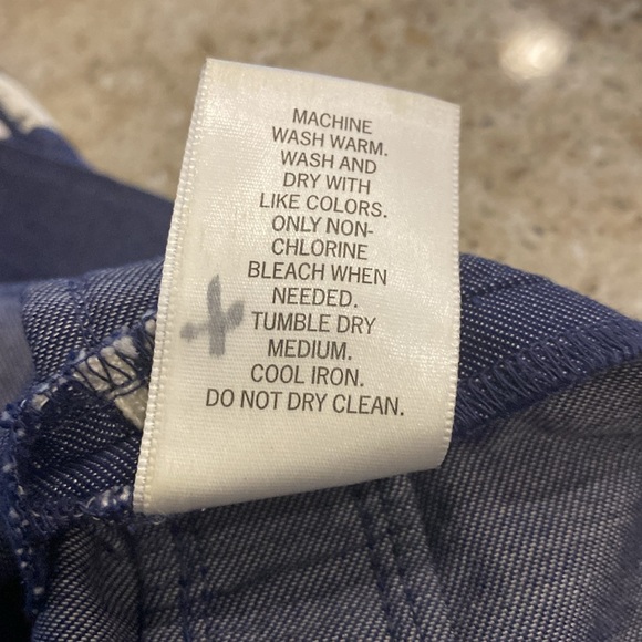 Banana Republic Chambray Denim Pull-on Skirt with Lace Accents Size 6 - Picture 9 of 11